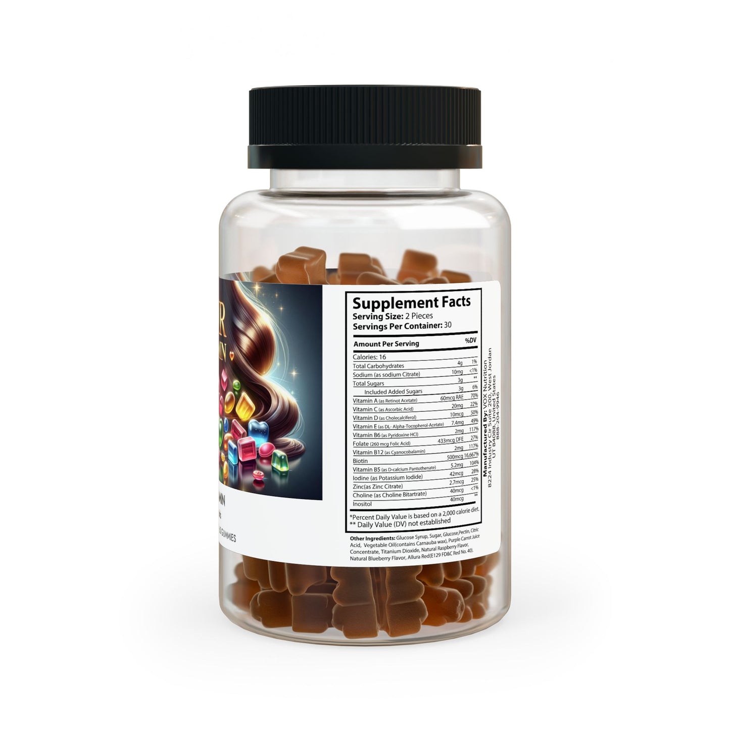 Hair Vitamin Gummies (60 Gummies) By Dr. Asad Ali Syed