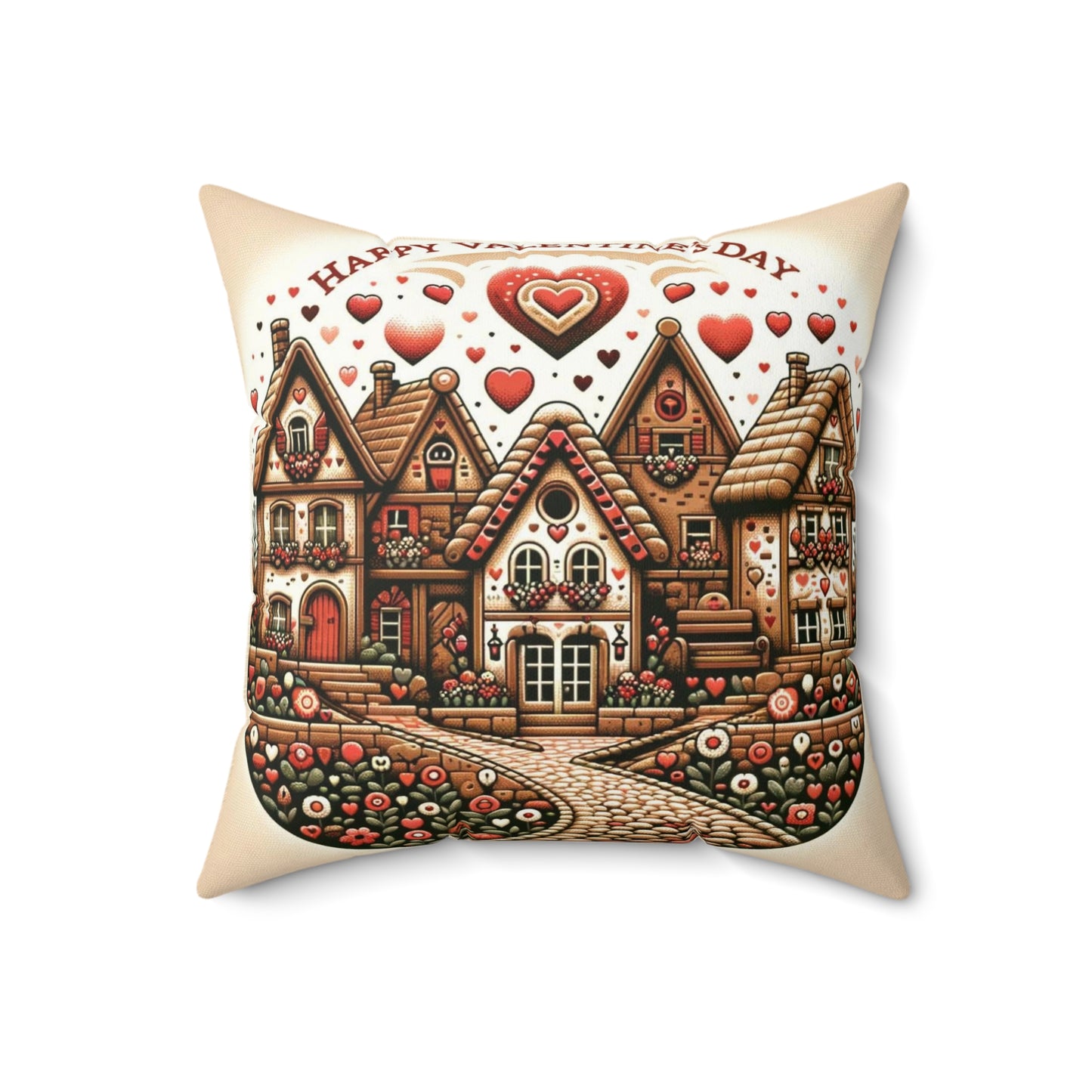 Spun Polyester Square Pillow
