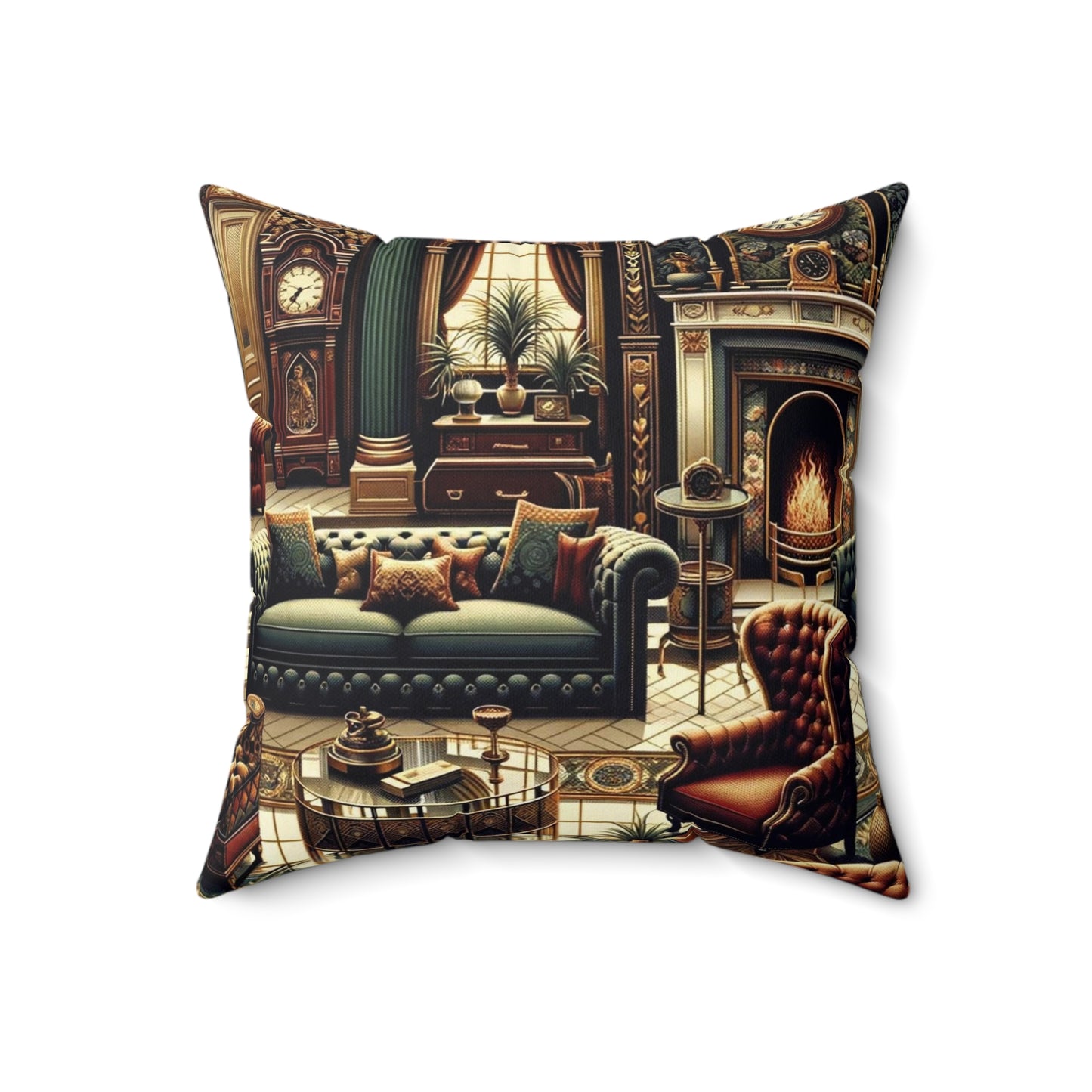 Spun Polyester Square Pillow