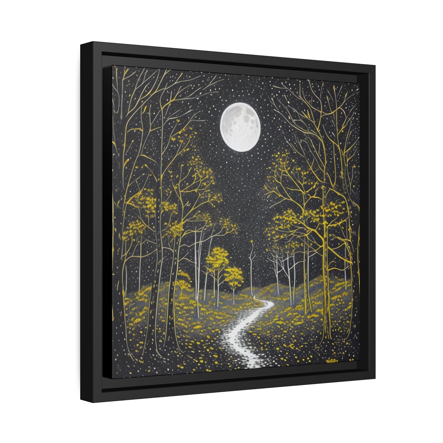 Matte Canvas, Black Frame