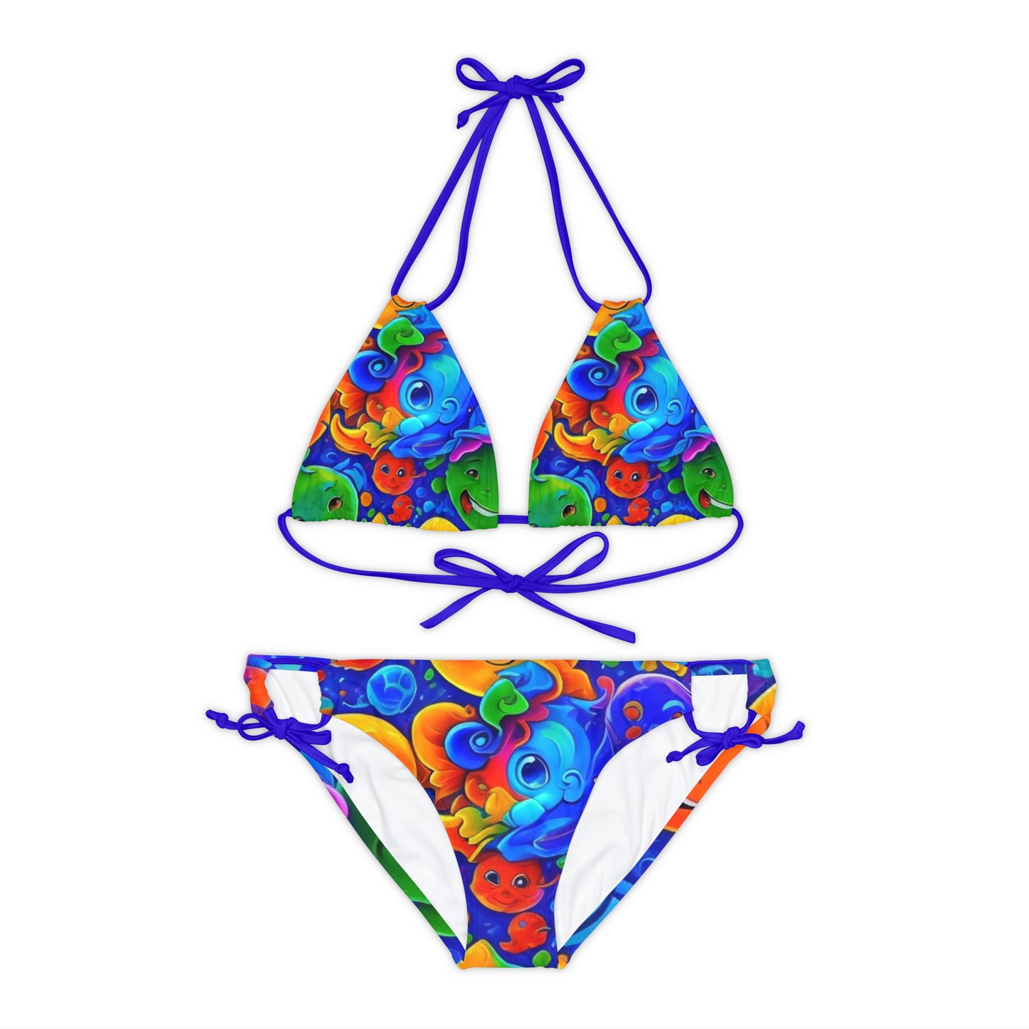 Strappy Bikini Set (AOP)