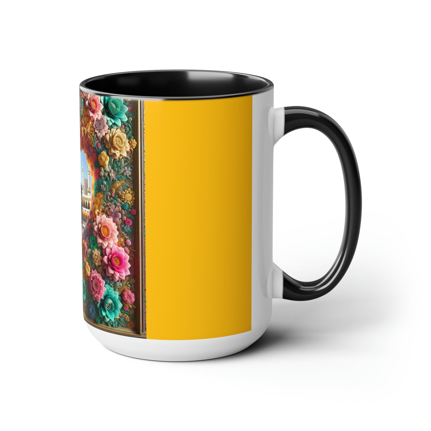 Two-Tone Coffee Mugs, 15oz