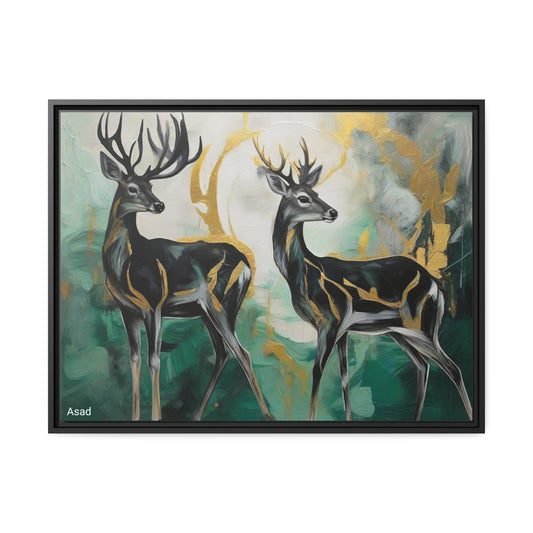 Matte Canvas, Black Frame