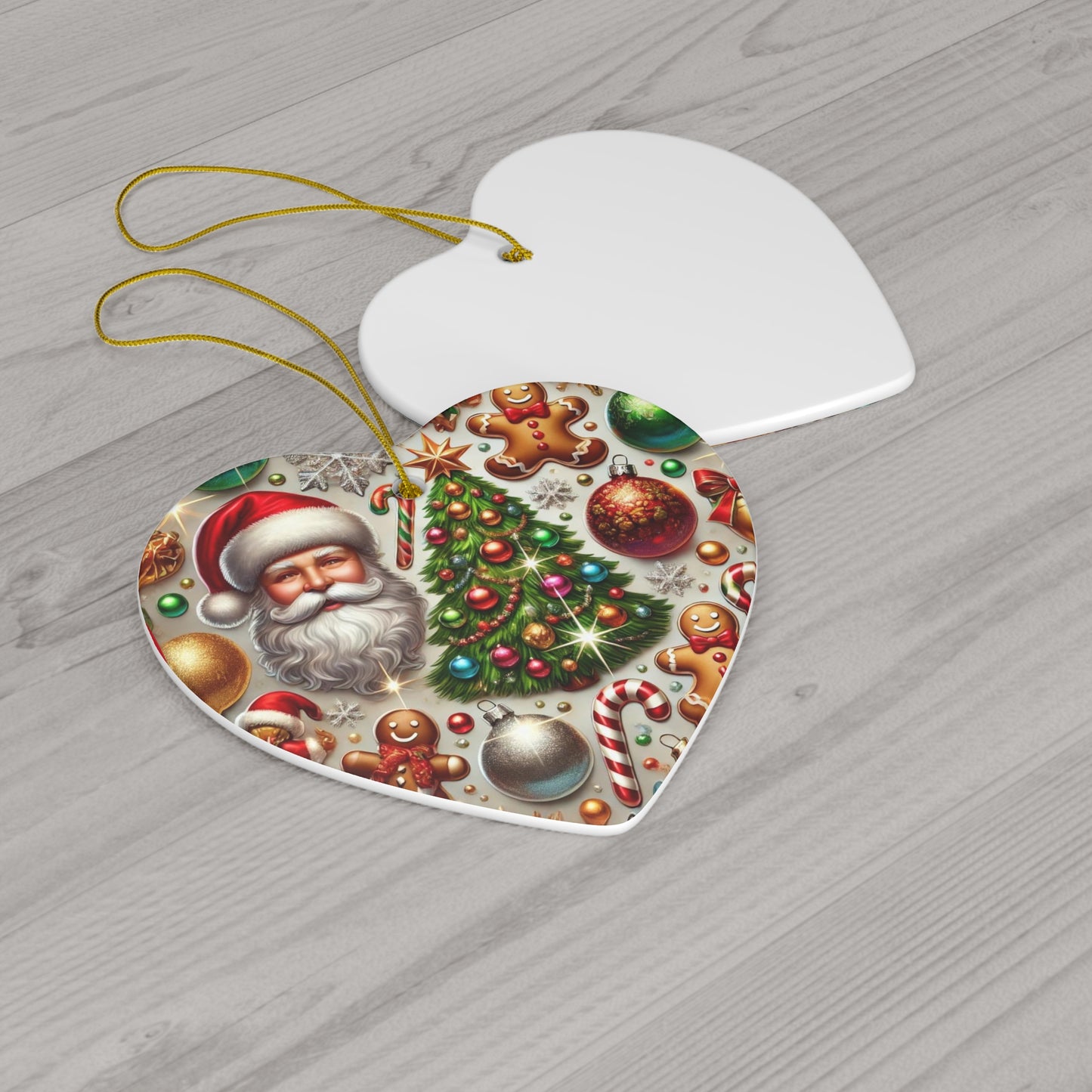Ceramic Ornament, 4 Shapes