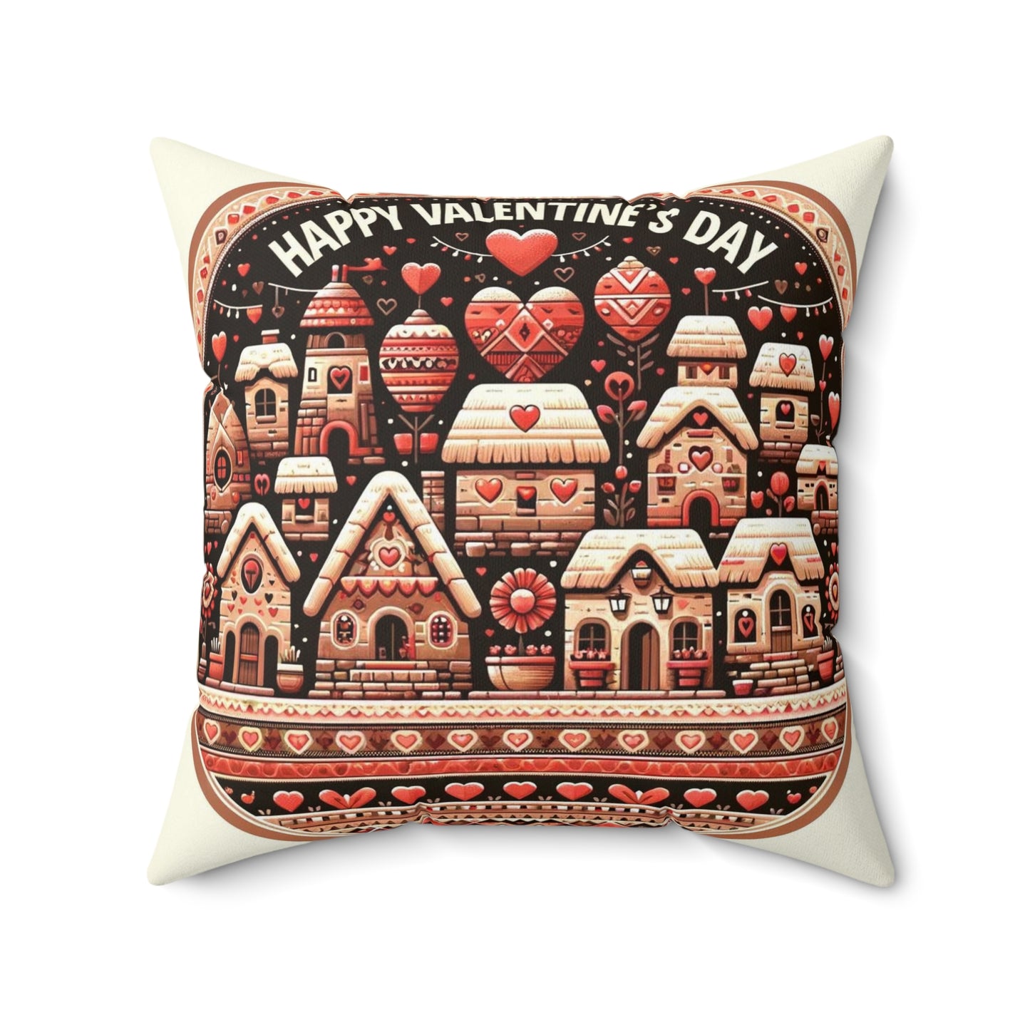 Spun Polyester Square Pillow
