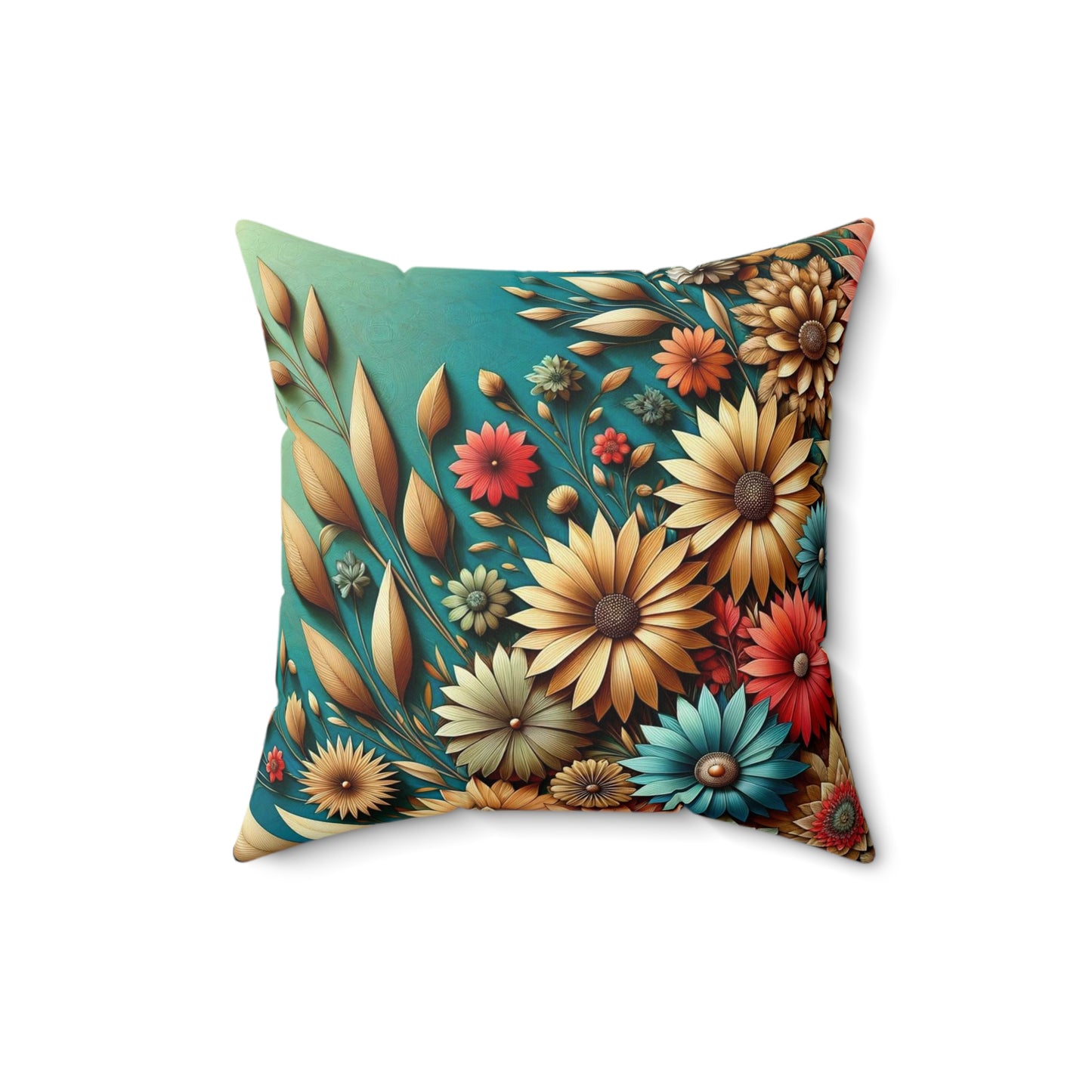 Spun Polyester Square Pillow
