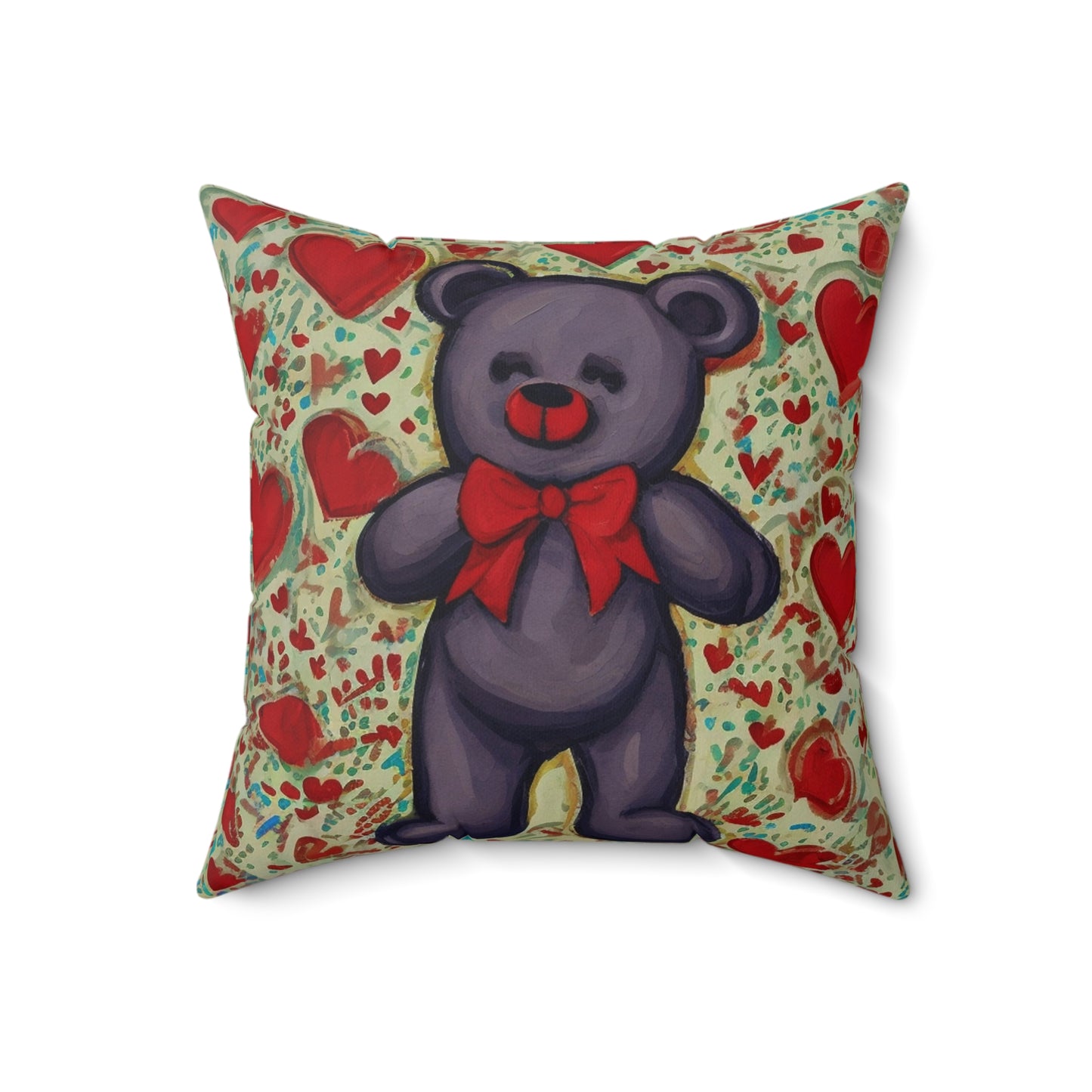 Spun Polyester Square Pillow