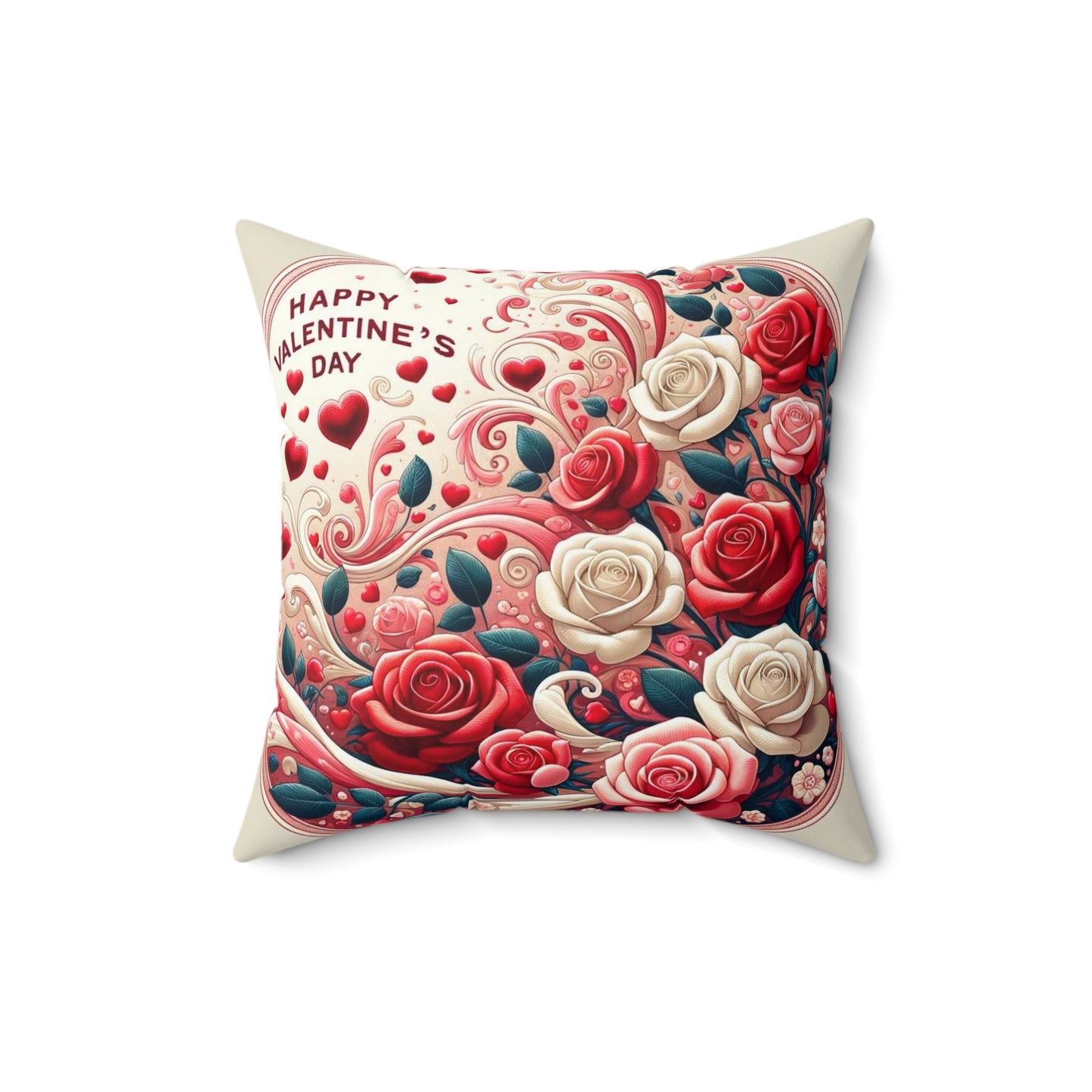 Spun Polyester Square Pillow