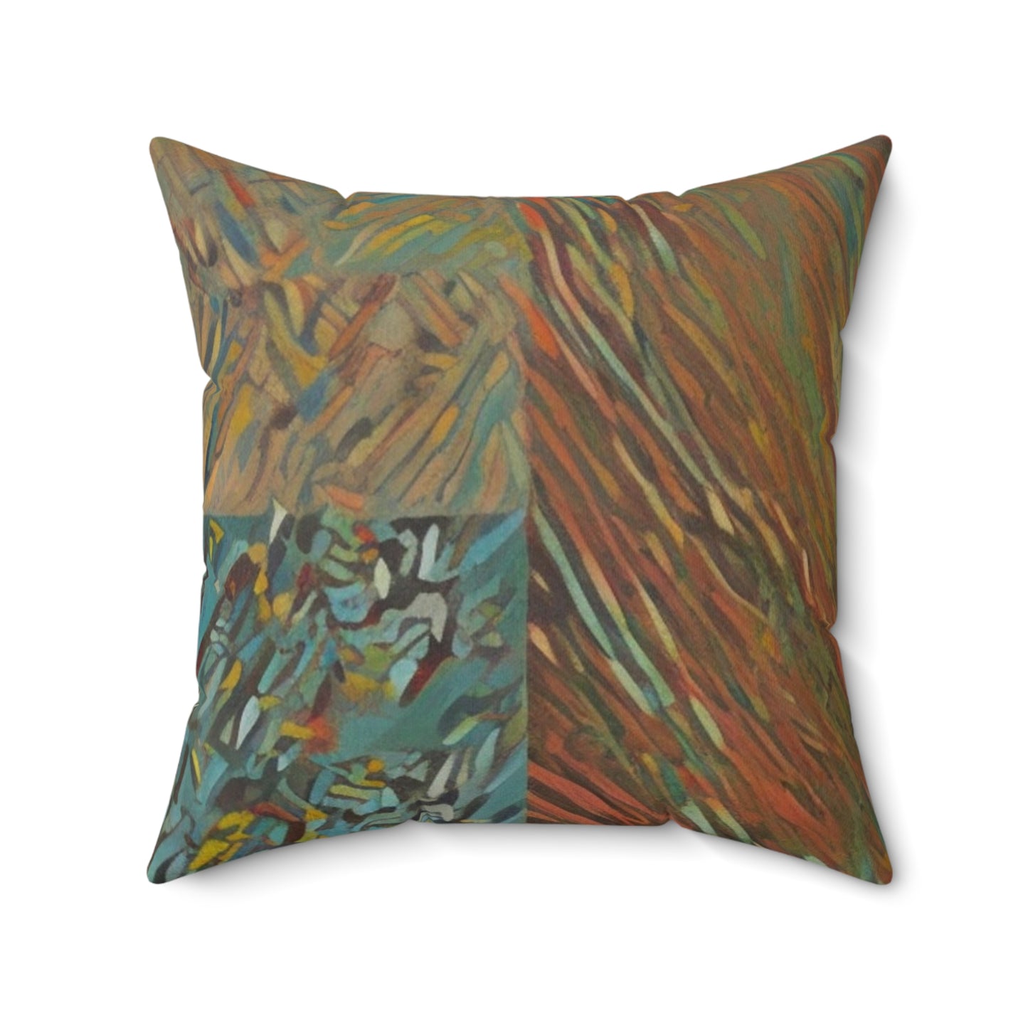 Spun Polyester Square Pillow