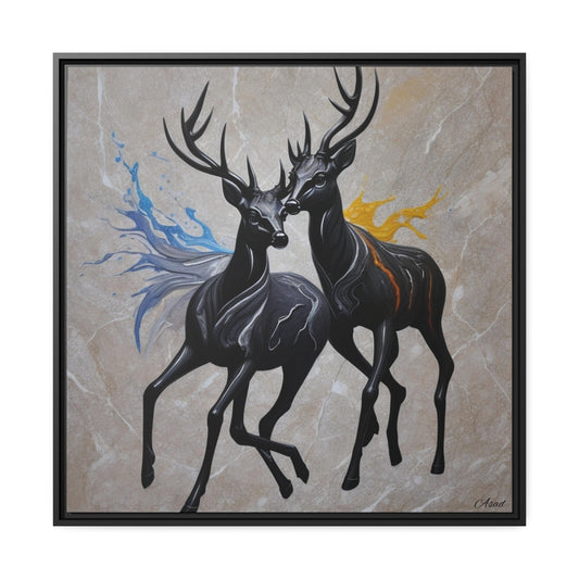 Matte Canvas, Black Frame