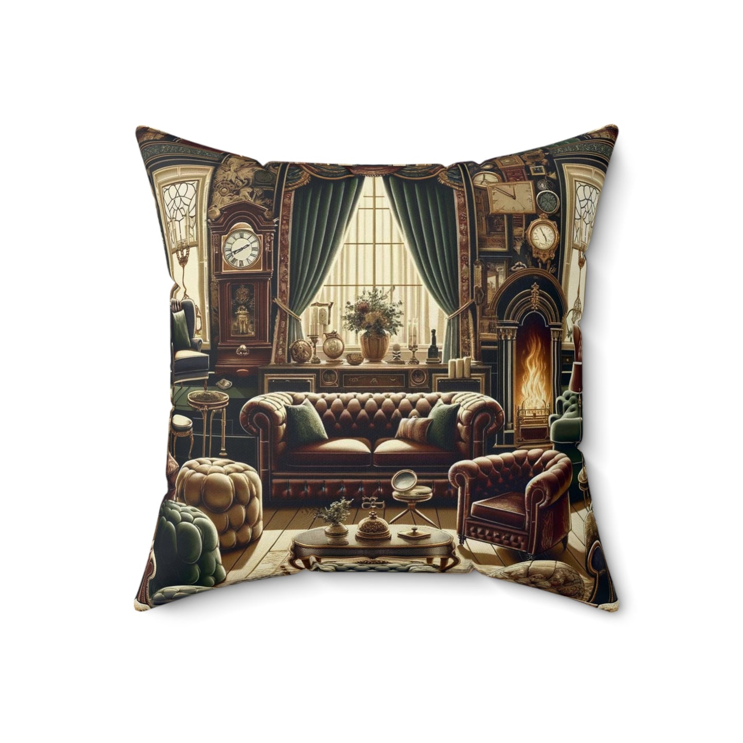 Spun Polyester Square Pillow