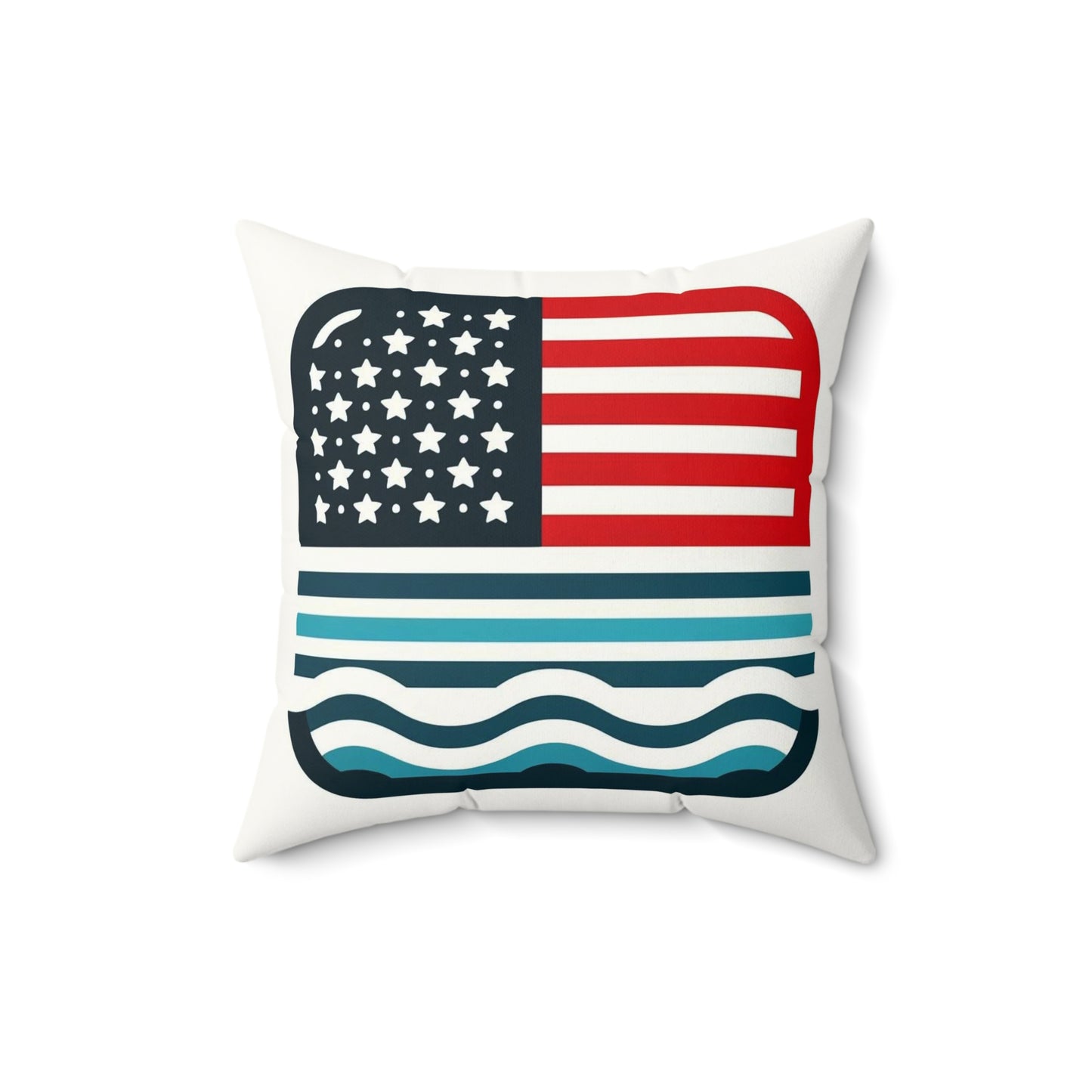 Spun Polyester Square Pillow