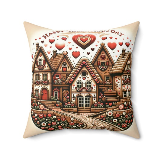 Spun Polyester Square Pillow