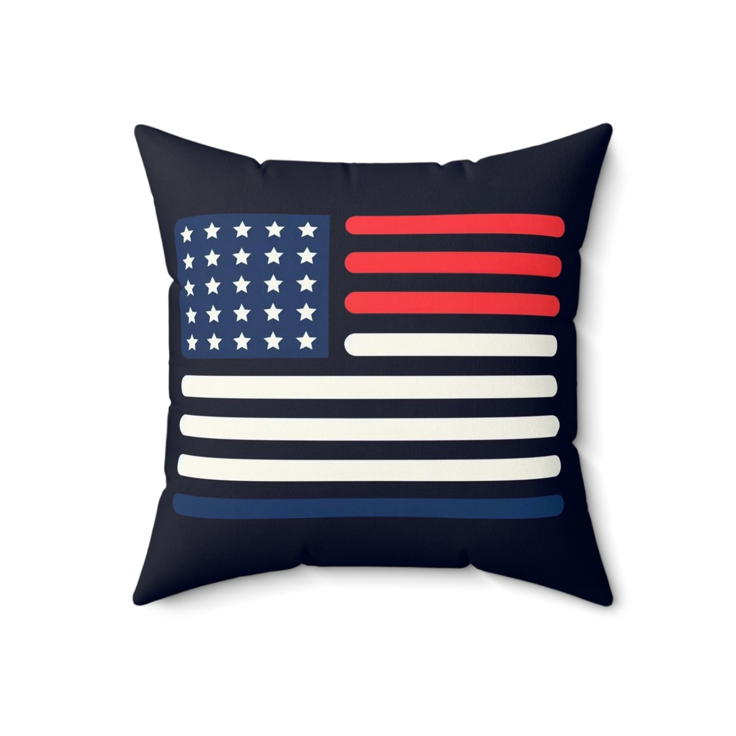 A Spun Polyester Square Pillow