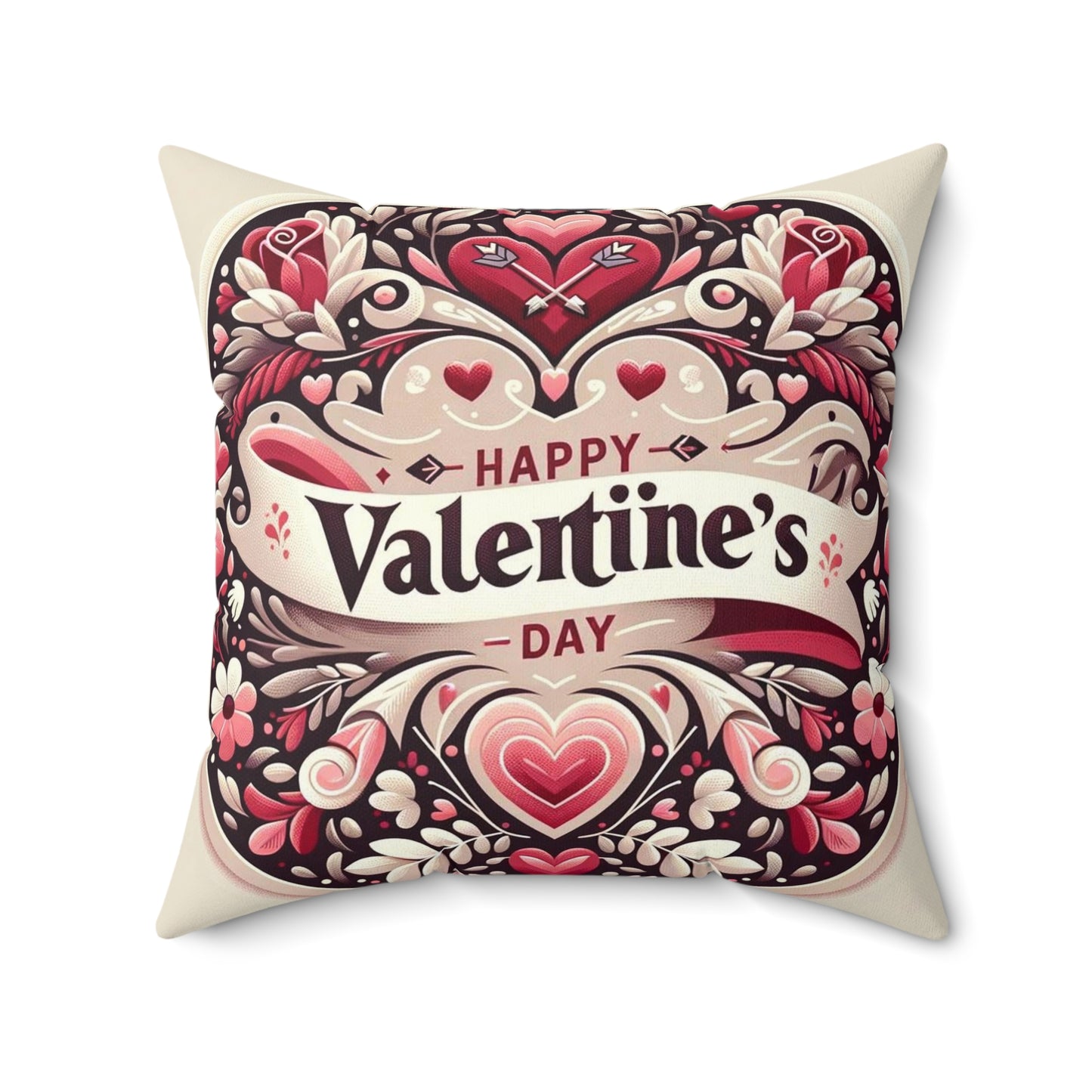 Spun Polyester Square Pillow