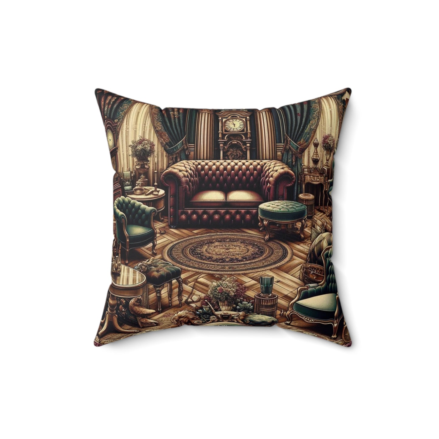 Spun Polyester Square Pillow