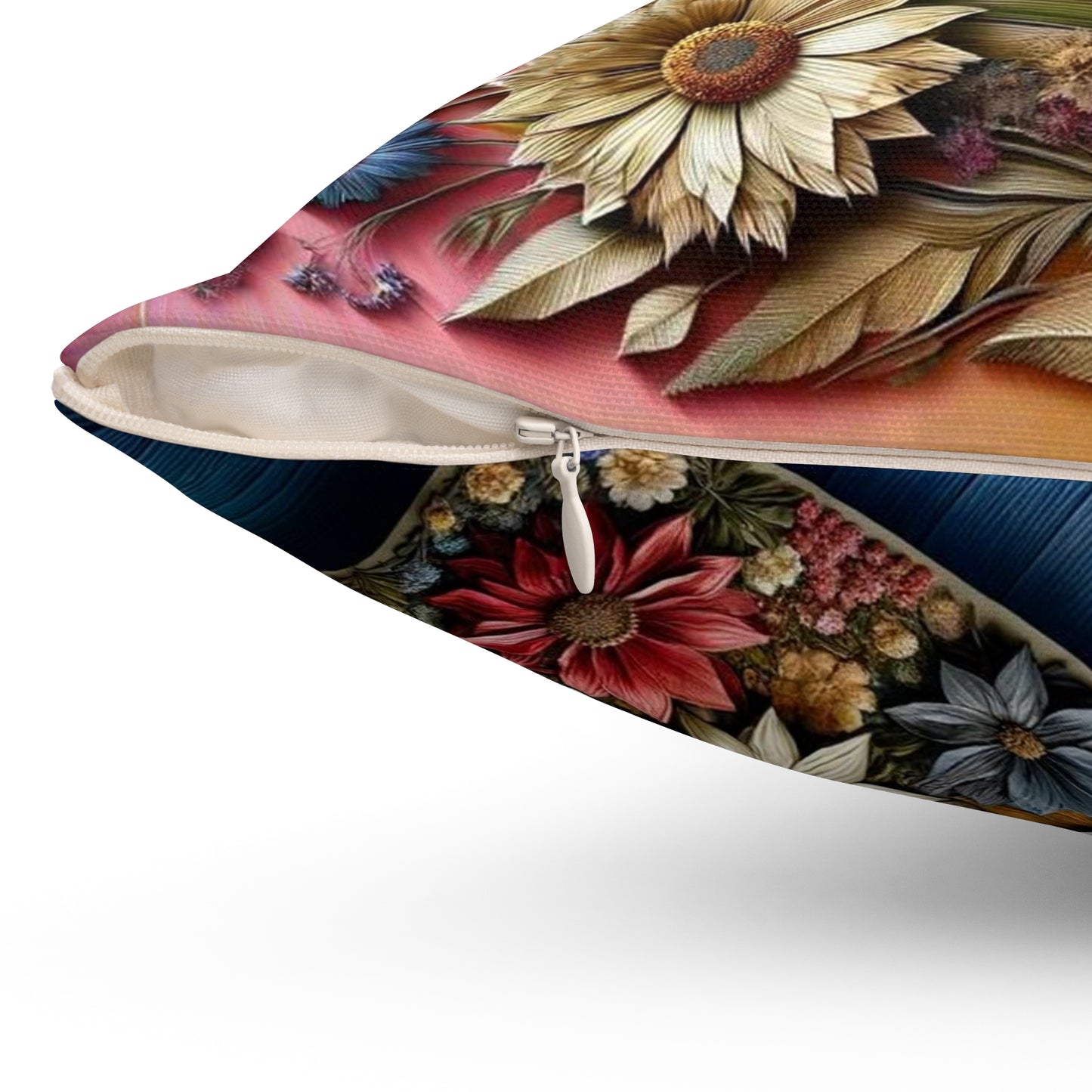 Spun Polyester Square Pillow