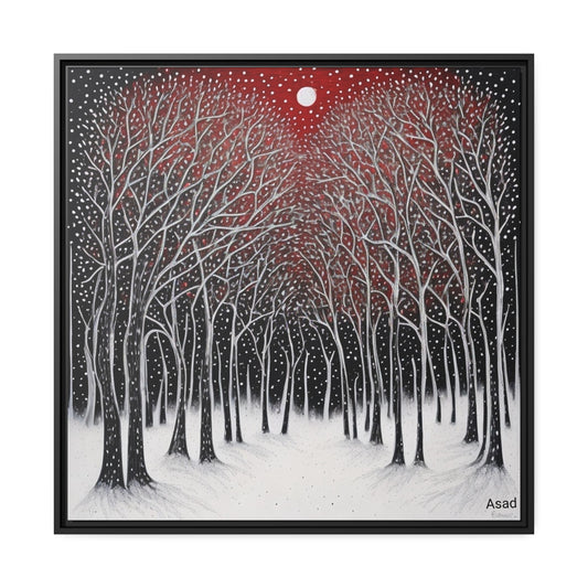 Matte Canvas, Black Frame