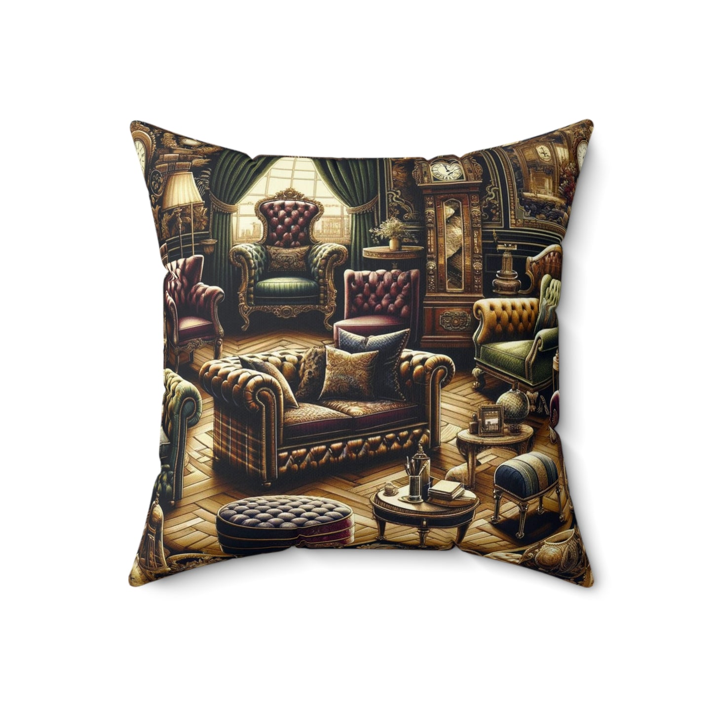 Spun Polyester Square Pillow