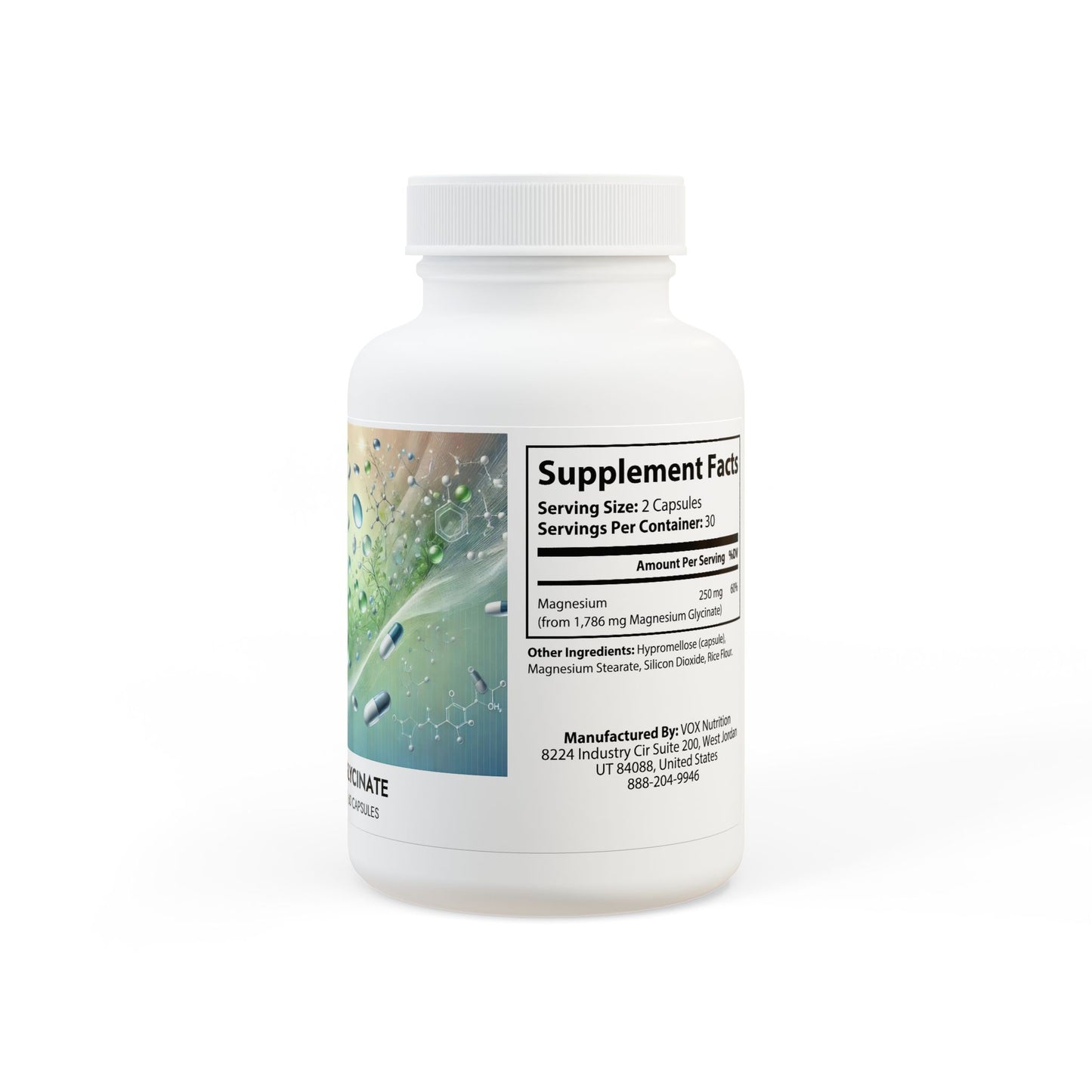 Magnesium Glycinate Supplement (60 Capsules) By Dr. Asad Ali Syed