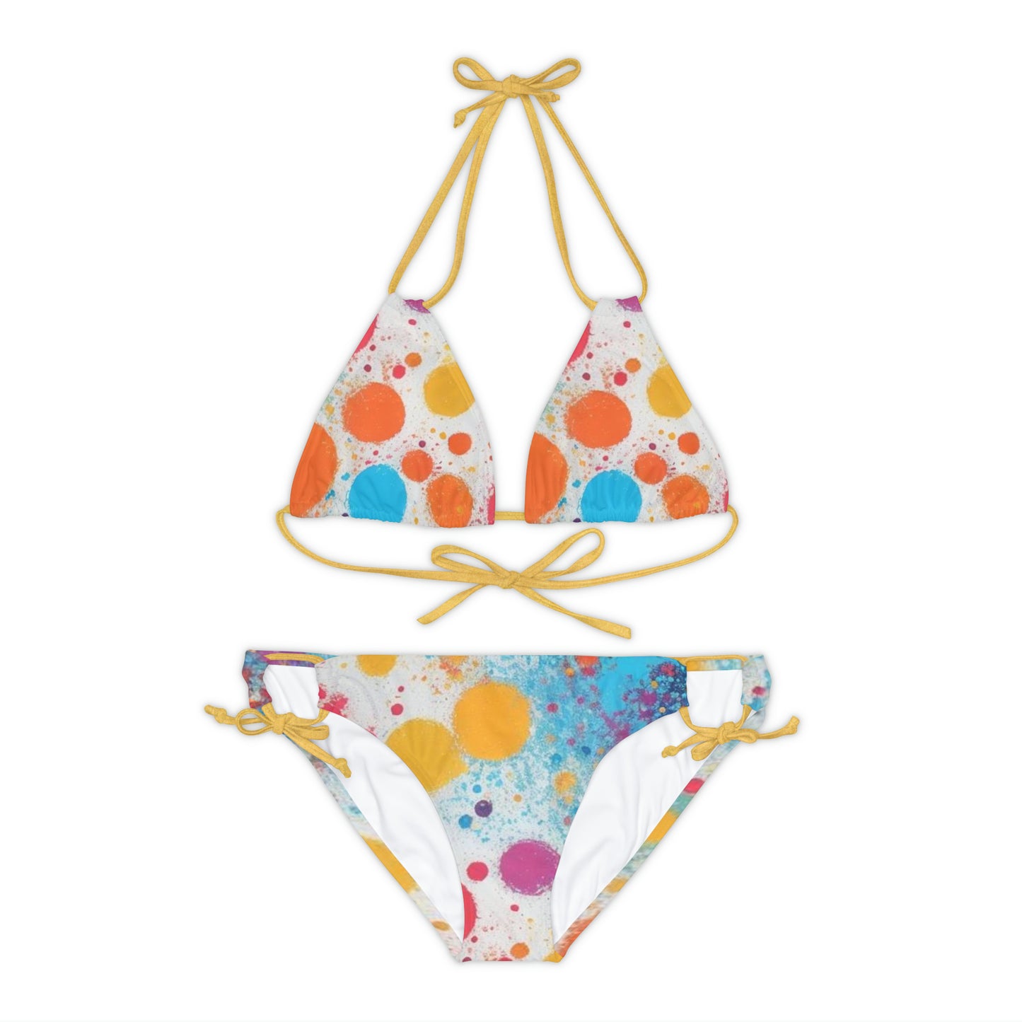 Strappy Bikini Set (AOP)