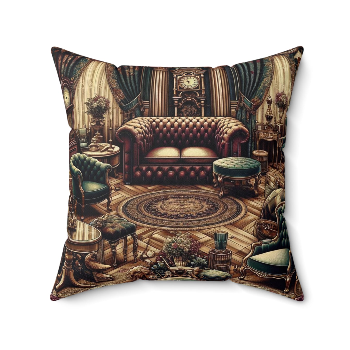 Spun Polyester Square Pillow