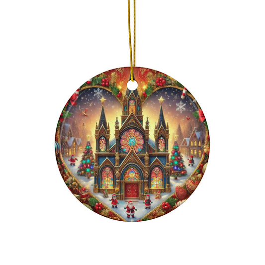 Ceramic Ornament, 4 Shapes