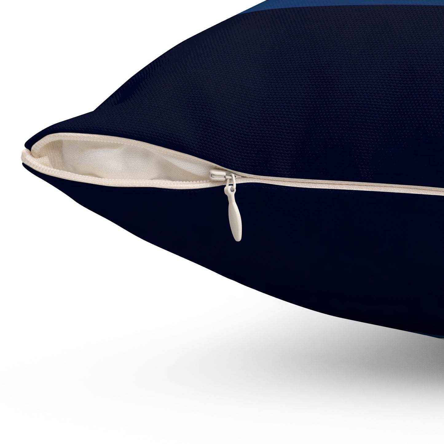 A Spun Polyester Square Pillow