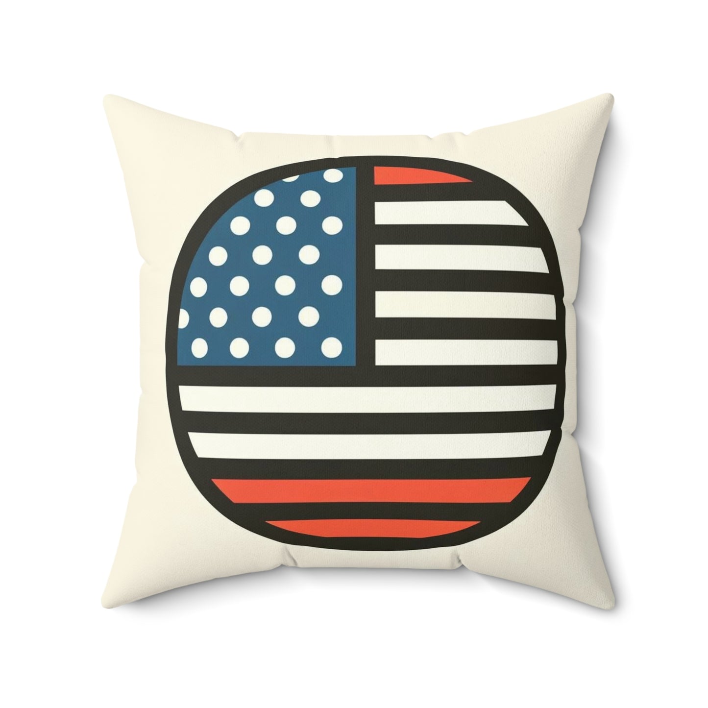 Spun Polyester Square Pillow