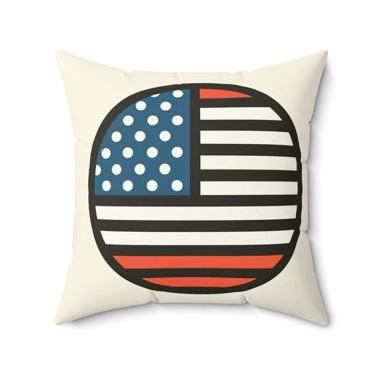 Spun Polyester Square Pillow