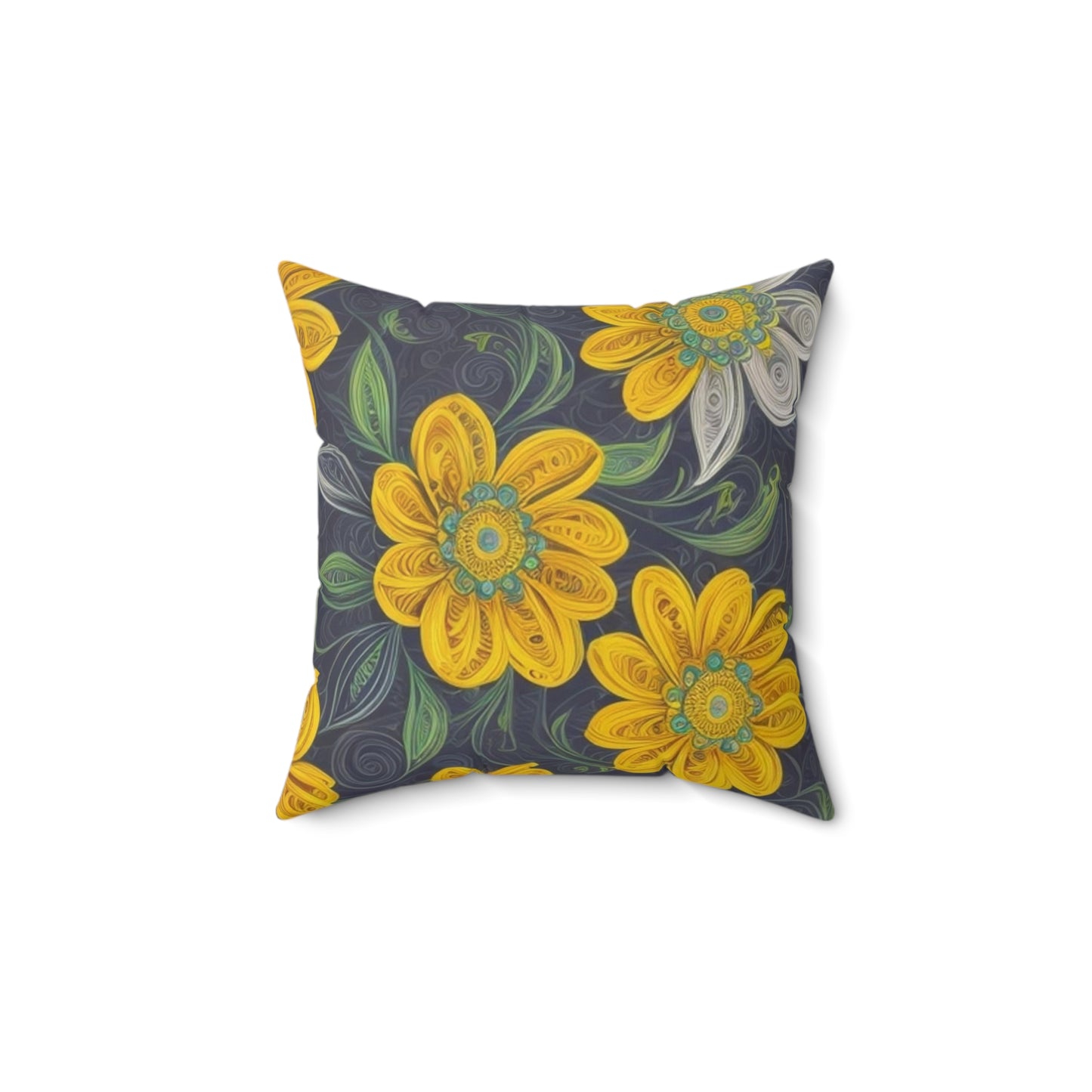 Spun Polyester Square Pillow