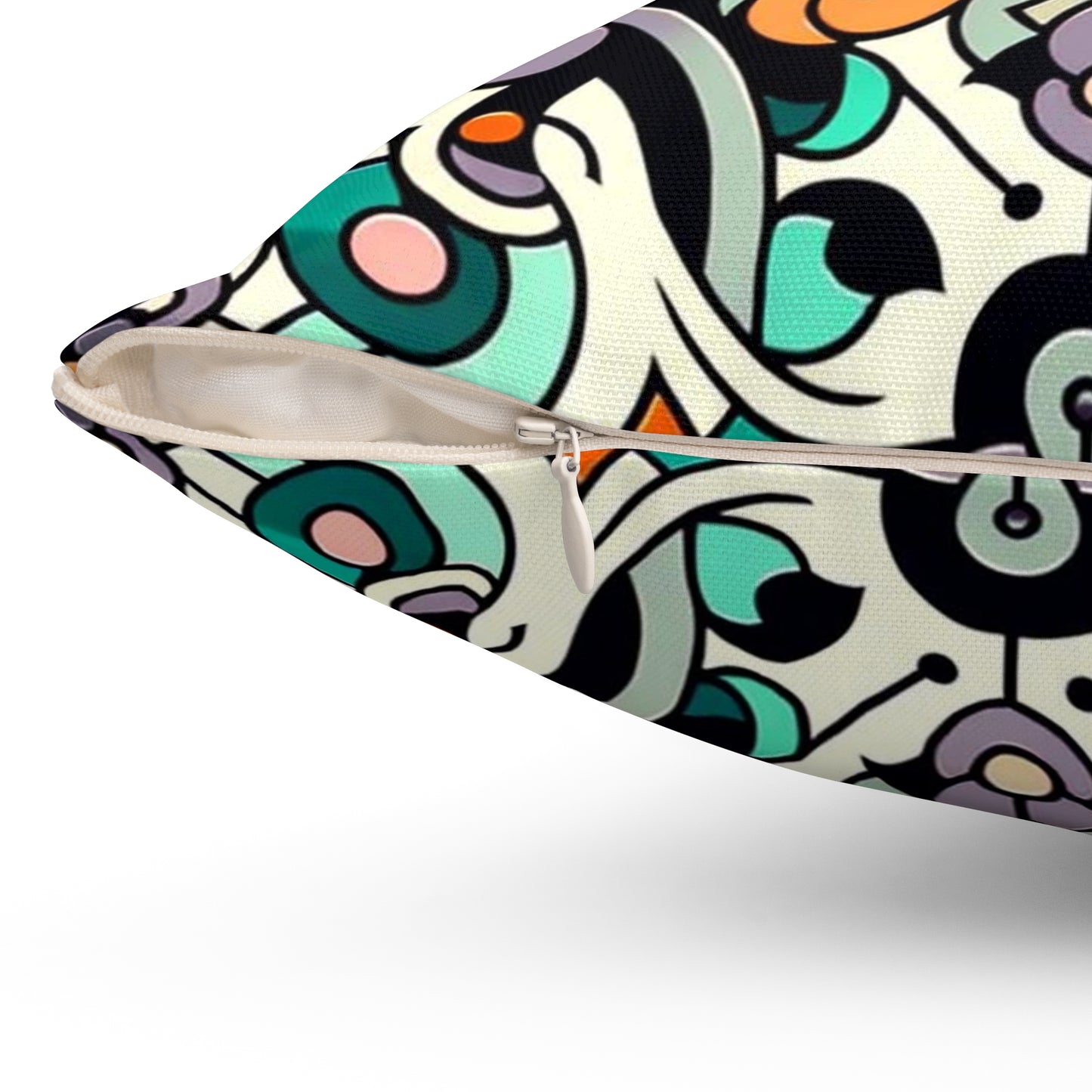 Spun Polyester Square Pillow