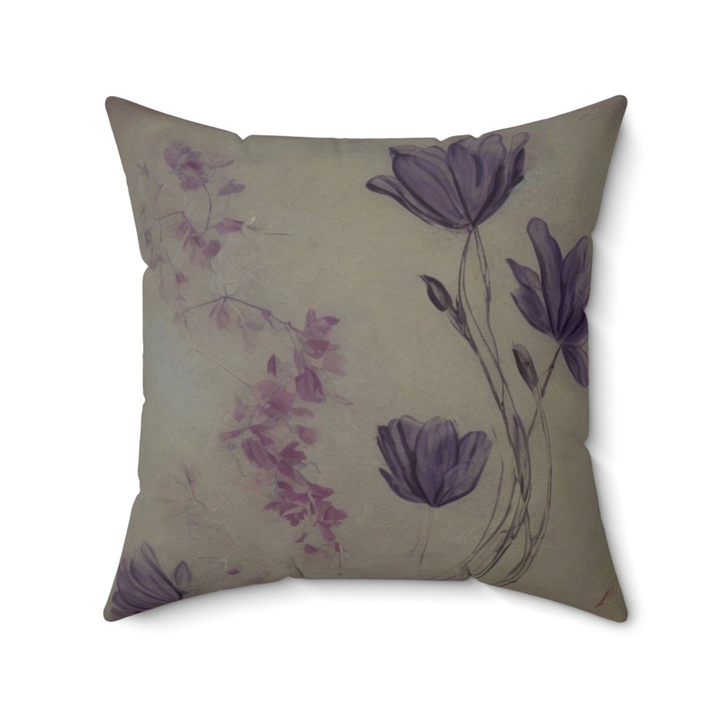 Spun Polyester Square Pillow