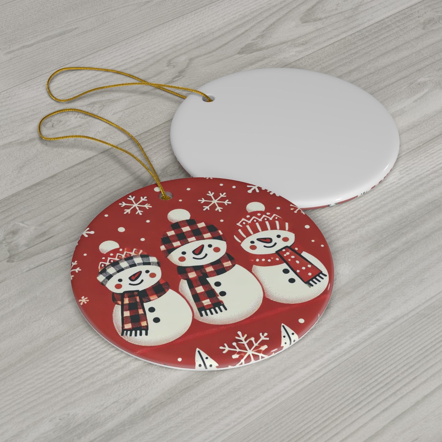 Ceramic Ornament, 4 Shapes