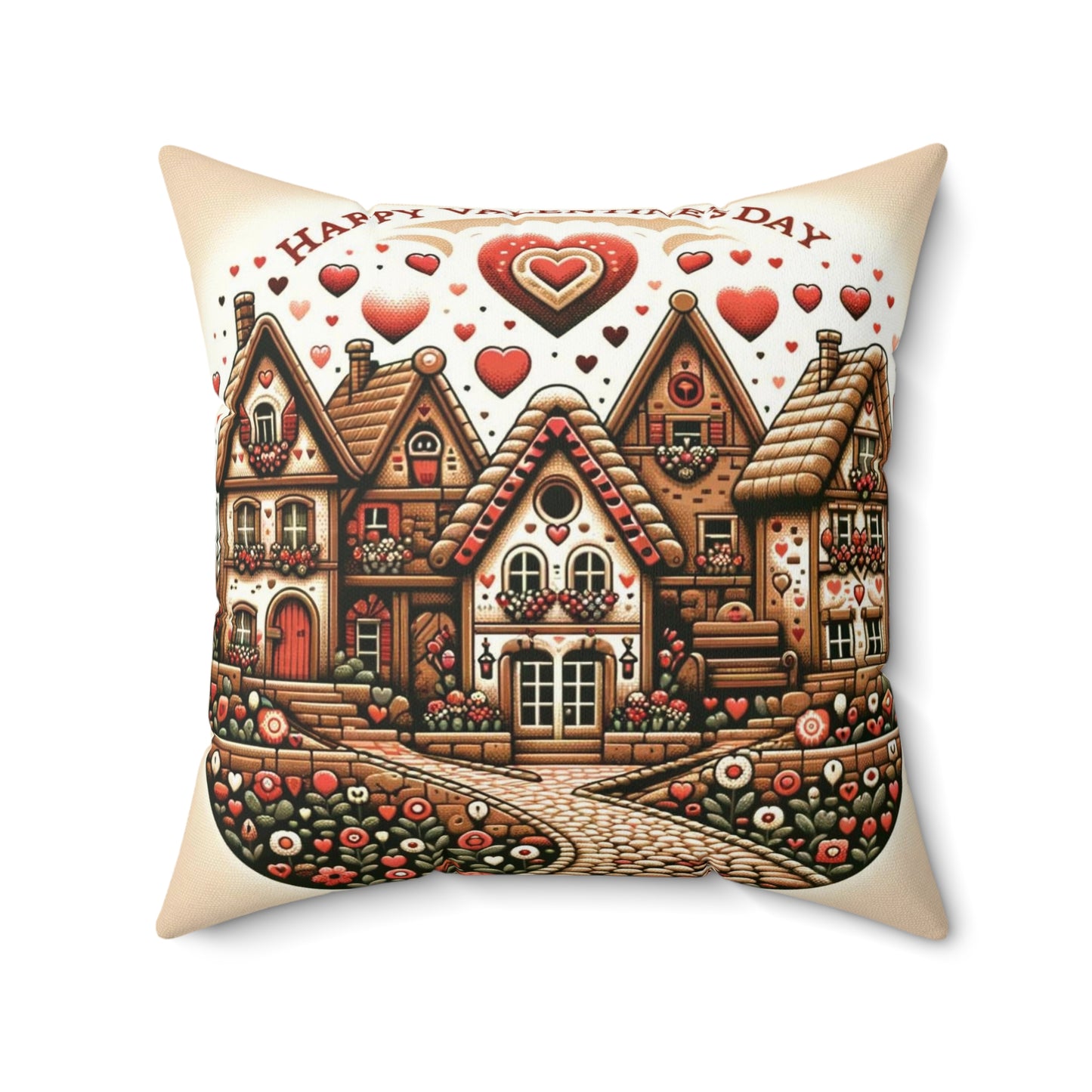 Spun Polyester Square Pillow