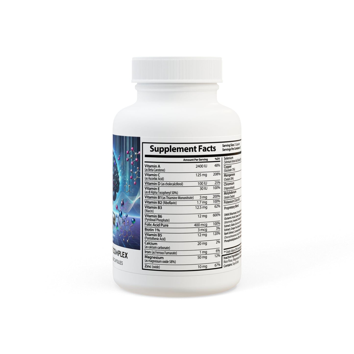 Brain Support Complex Supplement (60 Capsules) By Dr. Asad Ali Syed