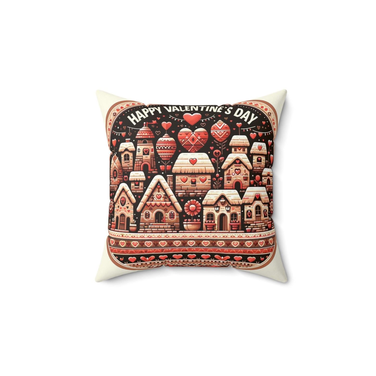 Spun Polyester Square Pillow