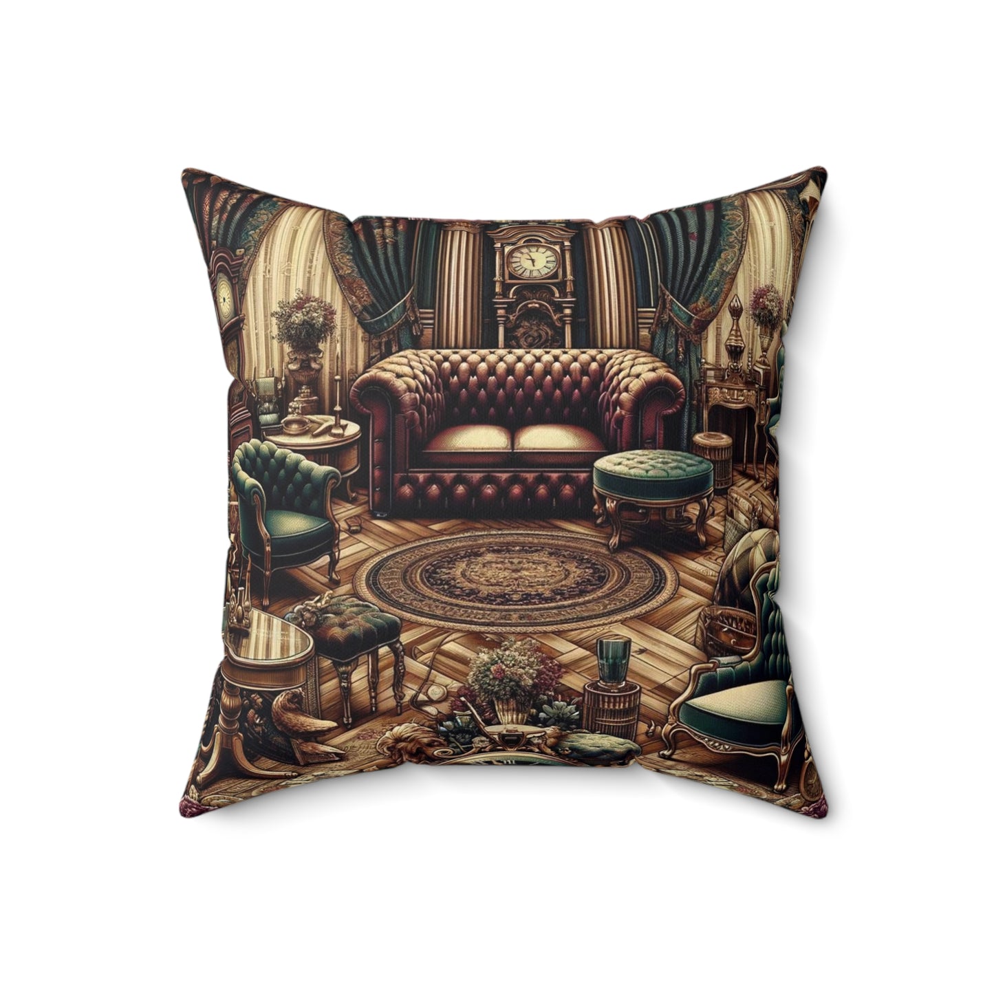 Spun Polyester Square Pillow