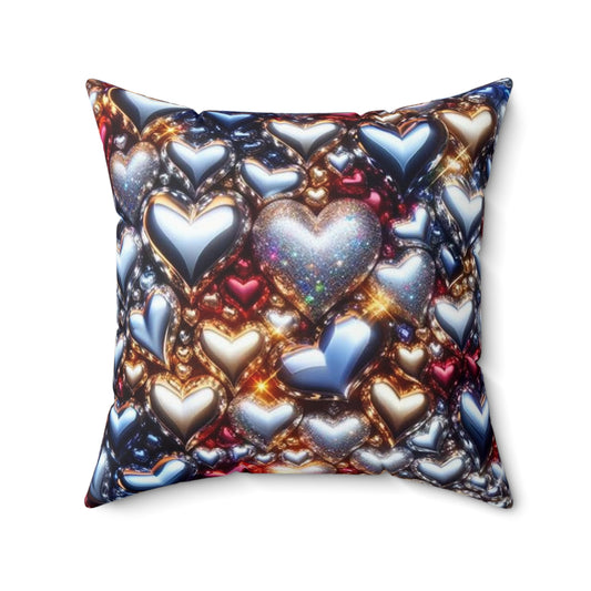 Spun Polyester Square Pillow
