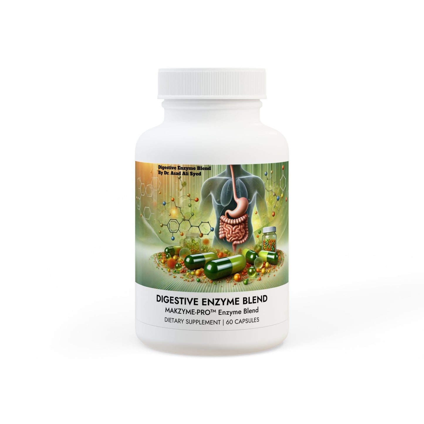Digestive Enzyme Blend Supplement (60 Capsules) By Dr. Asad Ali Syed