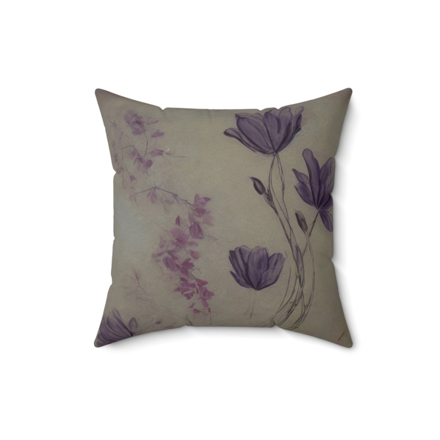 Spun Polyester Square Pillow