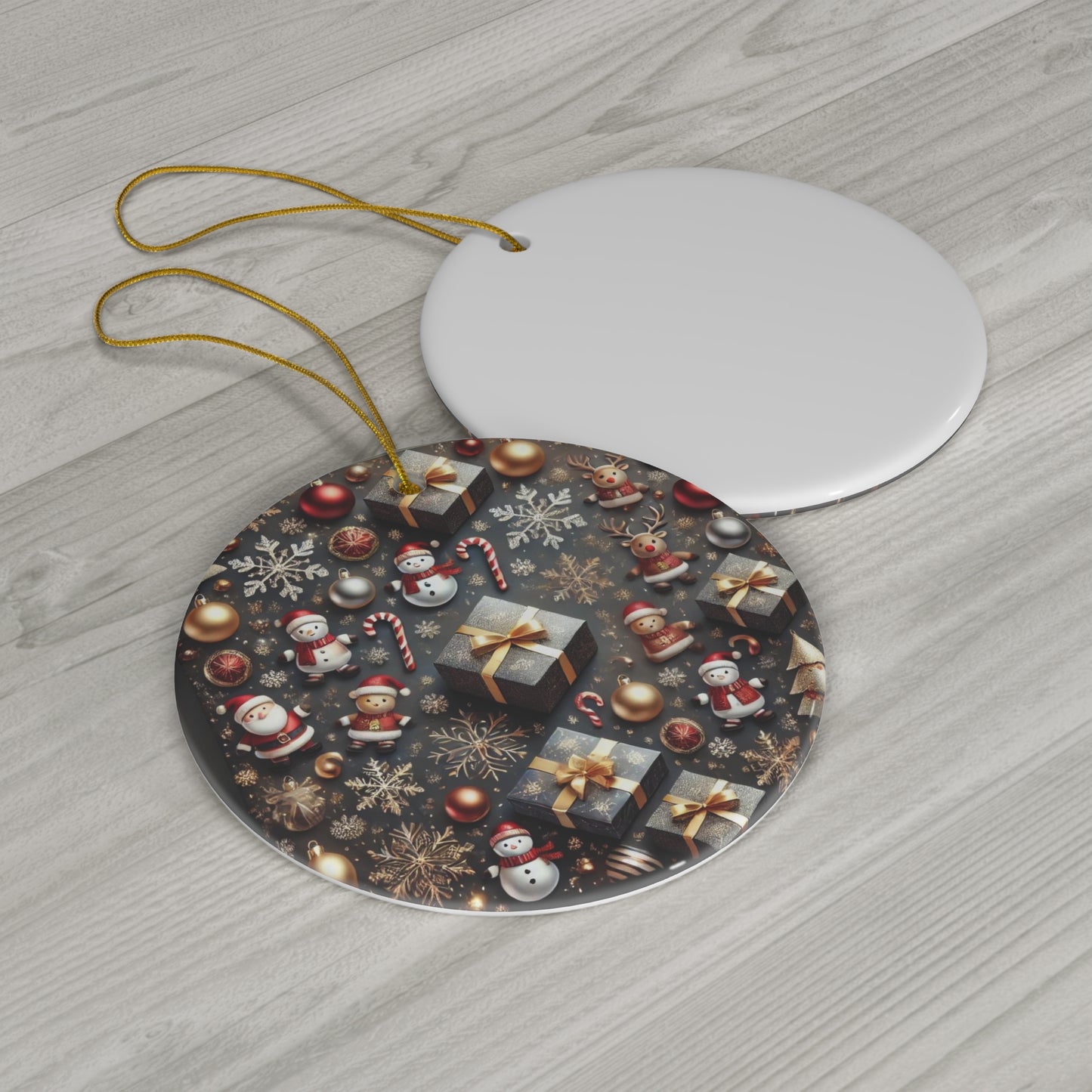Ceramic Ornament, 4 Shapes