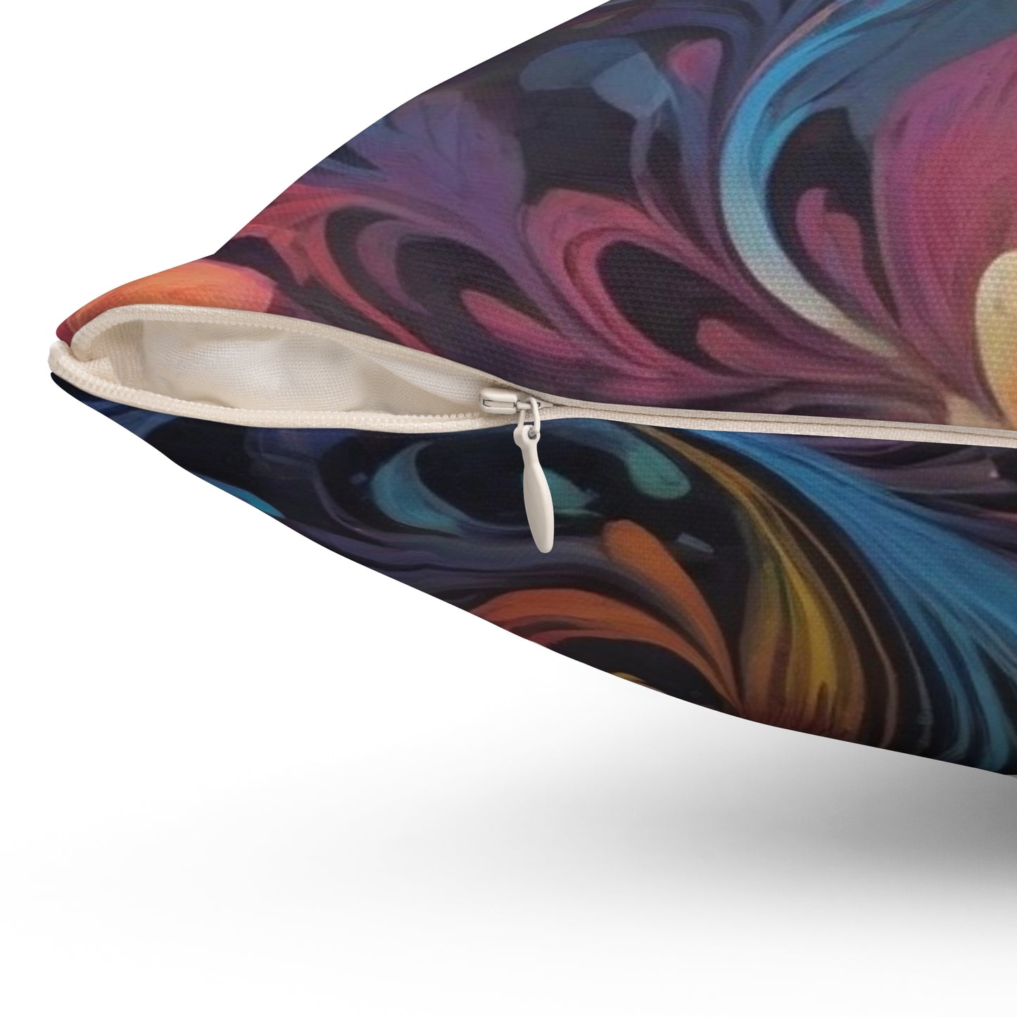 Spun Polyester Square Pillow