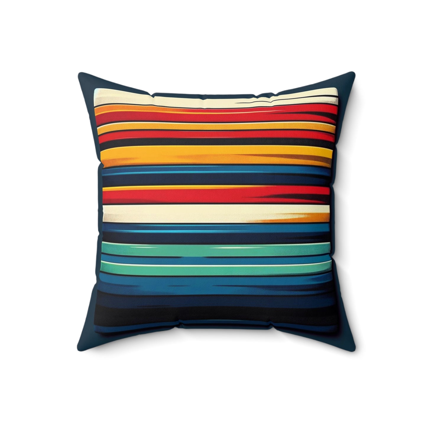 A Spun Polyester Square Pillow