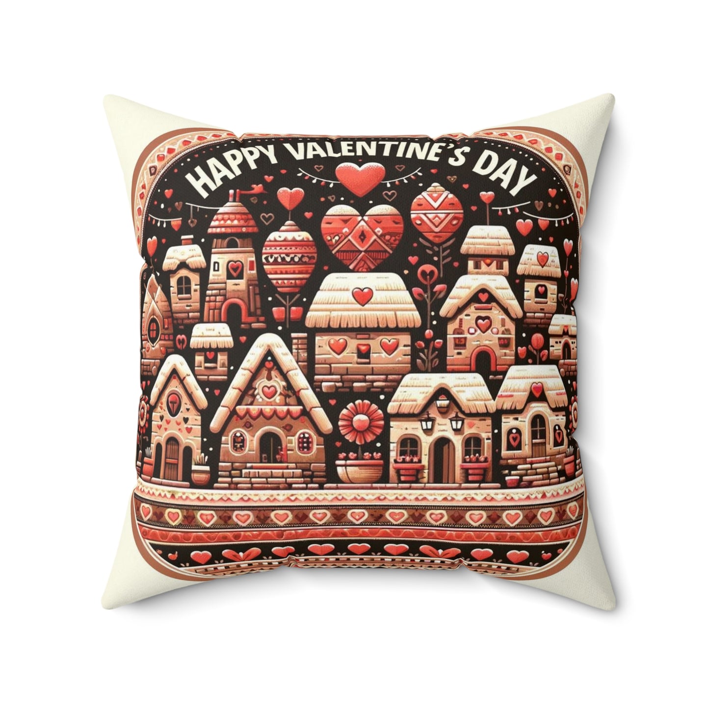Spun Polyester Square Pillow