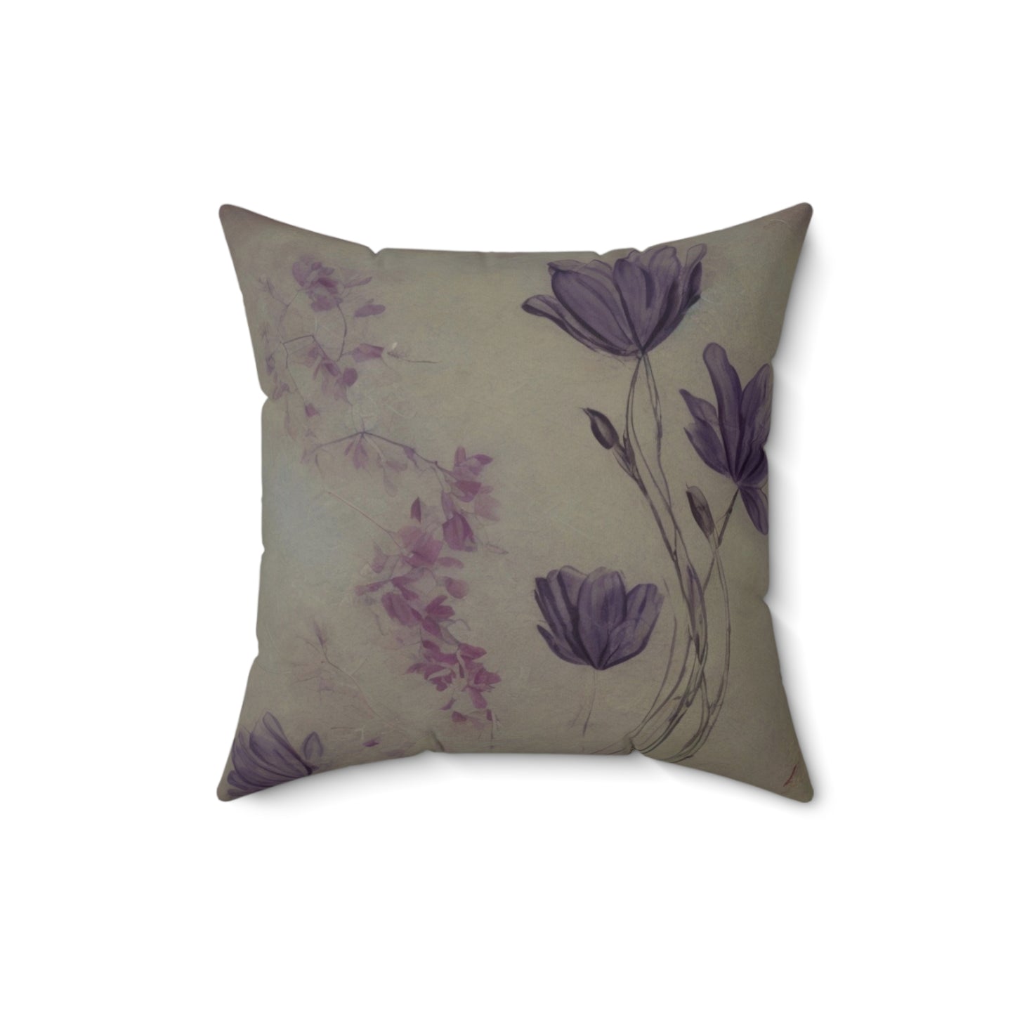 Spun Polyester Square Pillow