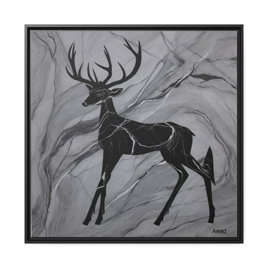 Matte Canvas, Black Frame