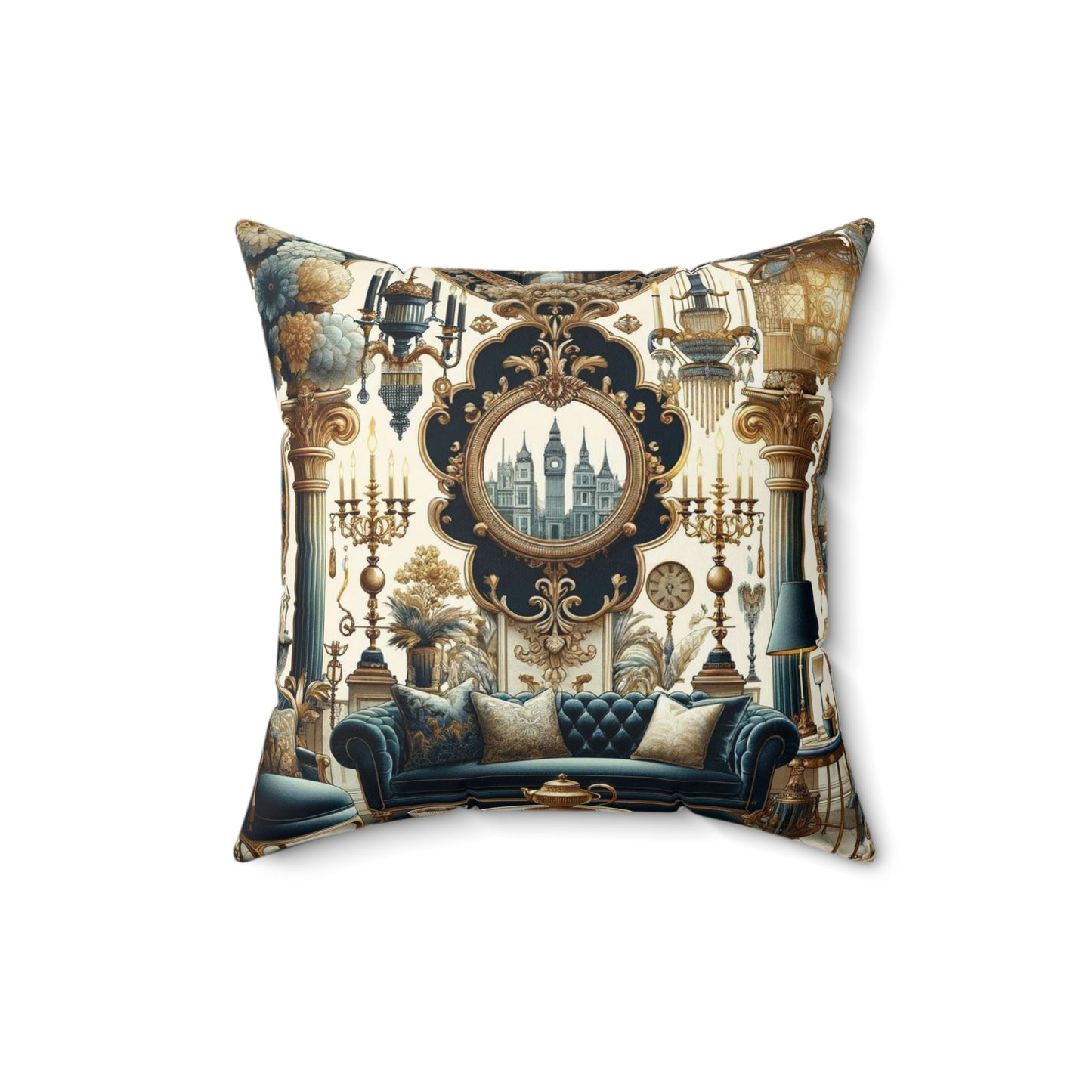 Spun Polyester Square Pillow